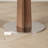 Walnut Round Sintered Stone Dining table-1182019335