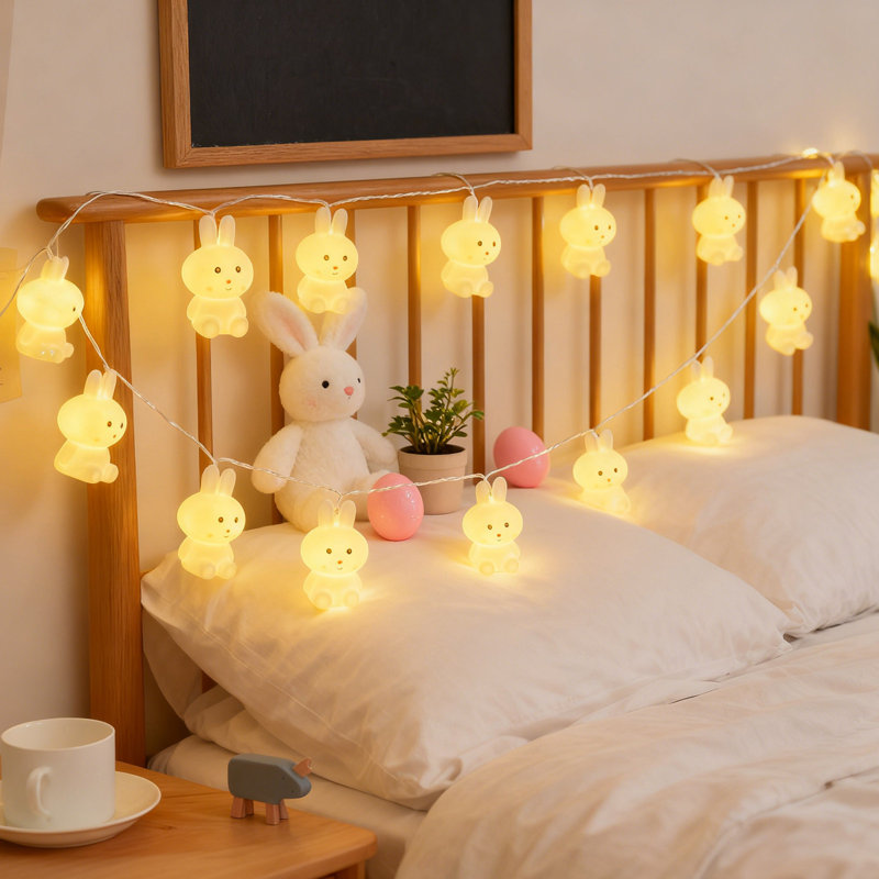 Guirlande de lumières décoratives sur le thème de Pâques, C