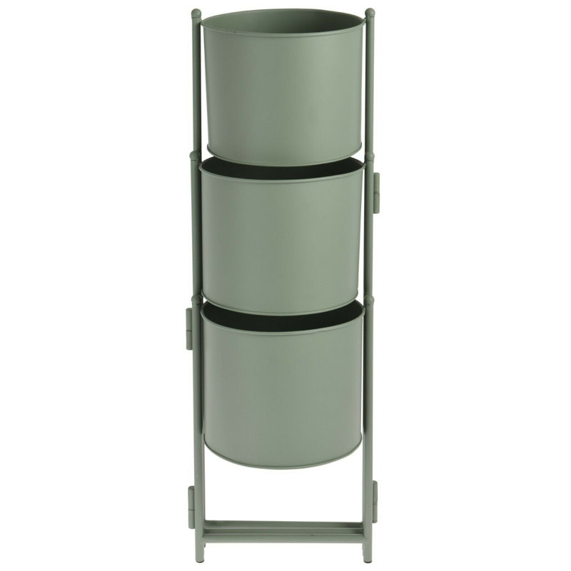 Lefebre Metal Planter Box, Green