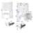 Vanity Desk With Lights, Vanity Set With Mirror, Makeup Vanity Desk With Large Drawers & Three Level Storage Dreeser, Vanitys/Vanities With 3 Lights Brightness Adjustable For Bedroom, White