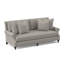 Sagamore Boucle and Velvet Sofa-70398303-70398335
