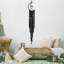 Capteur de rêves de lune noire avec attrape-rêves en coton tissé à la main Boho macramé décoration murale décoration artisanale (lune noire)