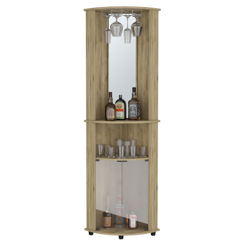 Bar d'angle, Rialto, Macadamia, largeur x 17