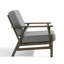 Chaises longues d'extérieur en bois de teck massif avec coussins Montelongo-79186928-79186446