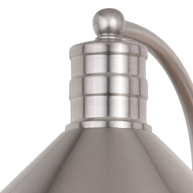 Éclairage tamisé pour meuble-lavabo Tamar, Nickel satiné et blanc mat, 3