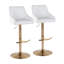 Tabouret de bar réglable avec pivot
