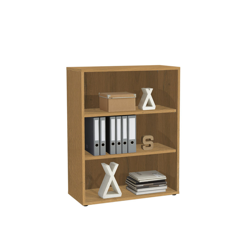 Prater Solid Wood Standard Bookcase, 112cm H x 89cm W x 40cm D