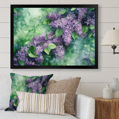 " Green Lilac Blooms II "