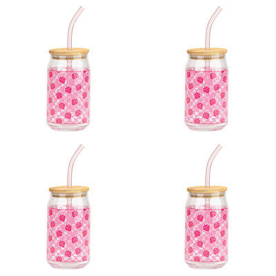 Verre à vichy torsadé