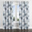 Panneaux de rideaux abstraits - gris avec œillets Borreri - 1 panneau-2084533037-2084533038