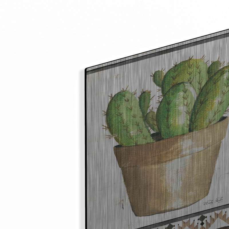 «Happy Cactus» par Cindy Jacobs, H 16 po x l 12 po