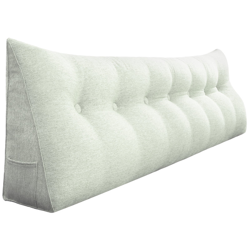 Coussin de tête de lit confortable, Très grand lit, Ivoire ivoire
