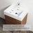 Wall-Mounted Bathroom Vanity With Resin Sink-615807561