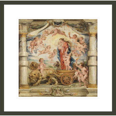 The Triumph of Charity by Peter Paul Rubens -Framed Giclee Print
