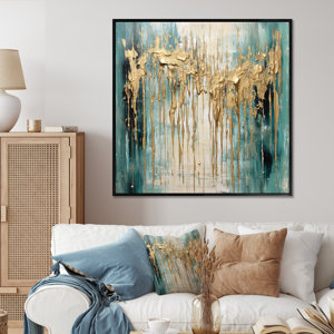 Gilded Daydreams VI Framed On Canvas Print