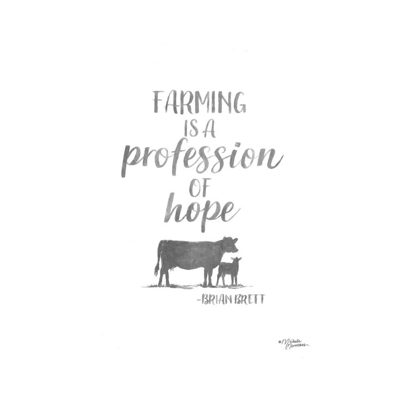 Profession Of Hope by Michele Norman - Wrapped Canvas Print, 20.32 cm H x 30.48 cm W