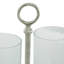 Porte-bougie en verre de 14,4 po