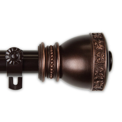 Cosima Stainless Steel Adjustable Single Curtain Rod