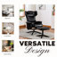 Fauteuil inclinable en similicuir avec repose-pieds Vantasia-1462672522