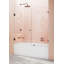 Illume 59.5 in. x 58.25 in. Fully Frameless Hinge Bathtub Door-44948177