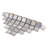 Hudson Tangier 12-3/8 " x 12-3/8 " Porcelain Mosaic Floor and Wall Tile-35927428