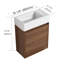 Meuble-lavabo suspendu de 45,7 cm (18 pouces) avec lavabo simple, idéal pour les petites salles de bain - BVB03018BRE-1356540772-1356540827