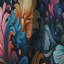 Motif cachemire bohémien Rhapsody II - Rideau floral - Rideau occultant floral - 1 panneau-107547488