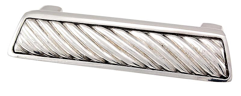 Sanzio 3 Center to Center Bar Pull, Polished Nickel