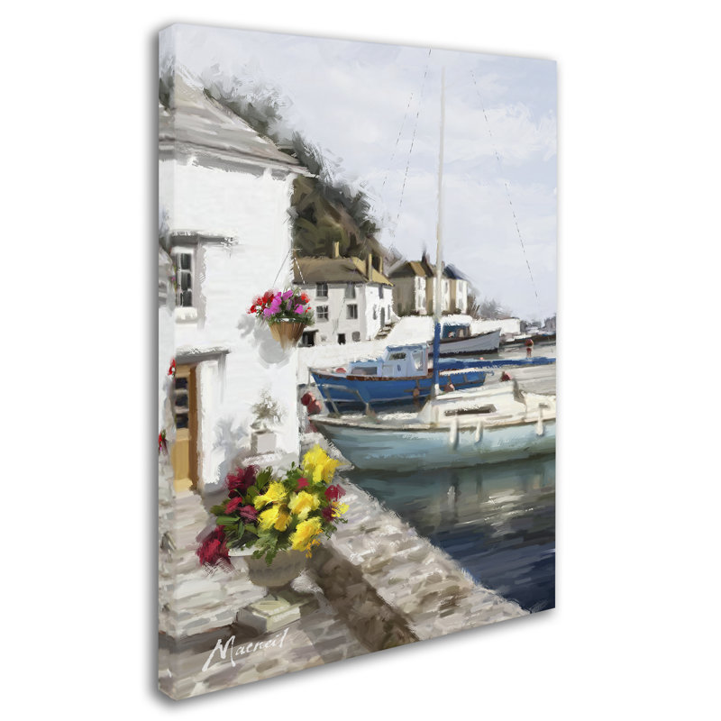«Harbour Wall» par Armand, reproduction sur toile, H 19 po x l 14 po x P 2 po