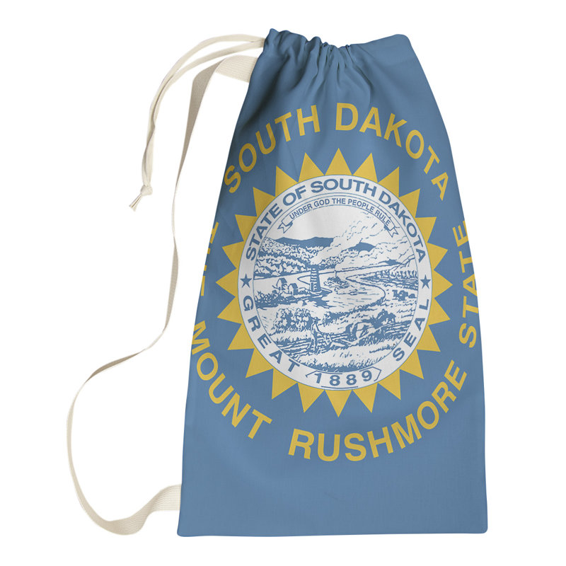 Sac à lessive US State flag, Petit (H 64 po x l 20 po x 1,5 po), Dakota du Sud