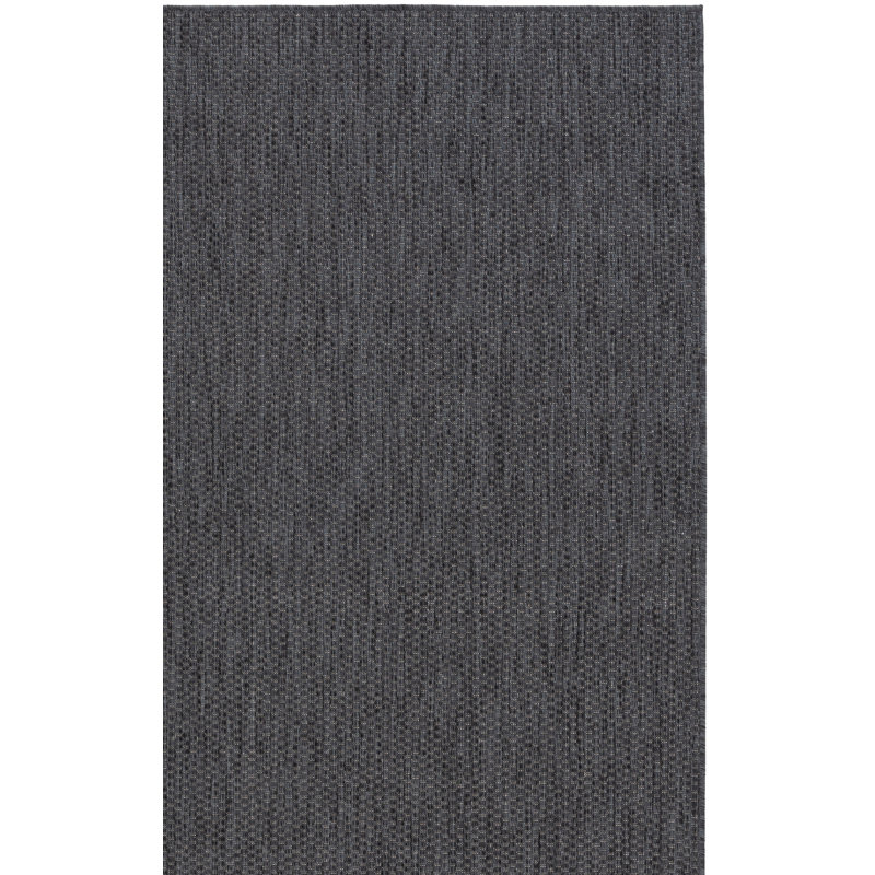 Delfred Performance Solid Color Indoor/Outdoor Area Rug, Rectangle 5'3" x 7'6"