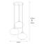 Shabbona 3 - Light Fume Cluster Pendant