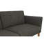 Mirrabooka Twin 204.5cm Upholstered Convertible Sofa-653073275