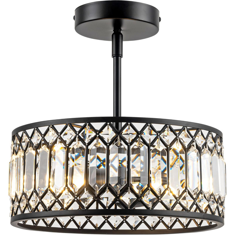 Plafonnier semi-encastré Modern Crystal