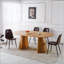 Table de chevet extensible de style Mid-Century moderne, multifonctionnelle pour la salle à manger et le café, longueur réglable de 47,24 à 78,74 pouces