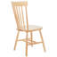 Chaise d'appoint à dossier Windsor en bois massif Matanna-228792035