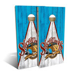 2' X 4' Triangle Heritage Cornhole Board Set With Carry Case