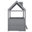 Structure de lit simple en bois-444843358