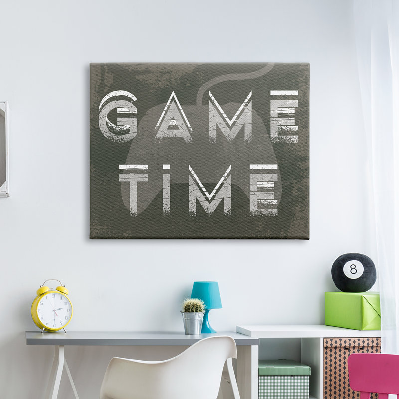 Jeu vidéo patiné, Giclée encadrée noir minuit, H 16 po x l 20 po