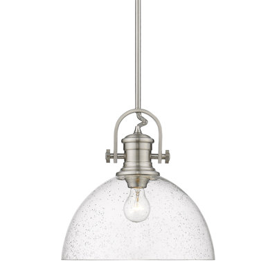 Bales 1-Light Dimmable Dome Pendant