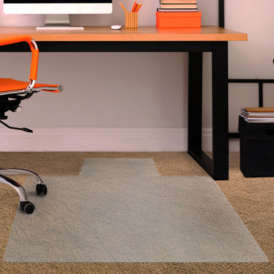 Advantagemat Vinyl Lipped Chair Mat for Carpets up to 1/4" - 36" x 48"