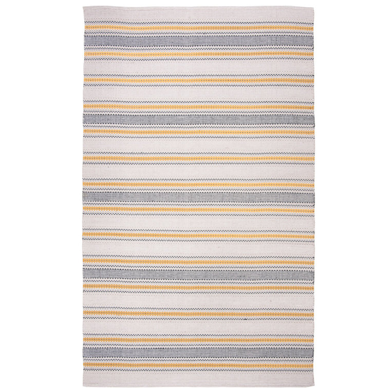 Montauk Hand Woven Cotton Striped Rug