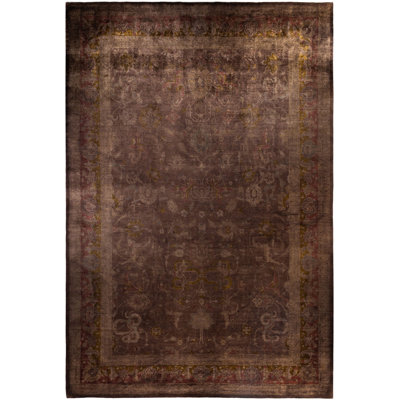 Overdyed One-of-a-Kind 11' 10" X 17' 7" Hand Knotted Area Rug