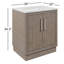 Ensemble de meuble-lavabo simple 30 po Kamila-1140731642