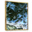 Noir et bleu liquide - Peinture sur toile-67364751-67364761
