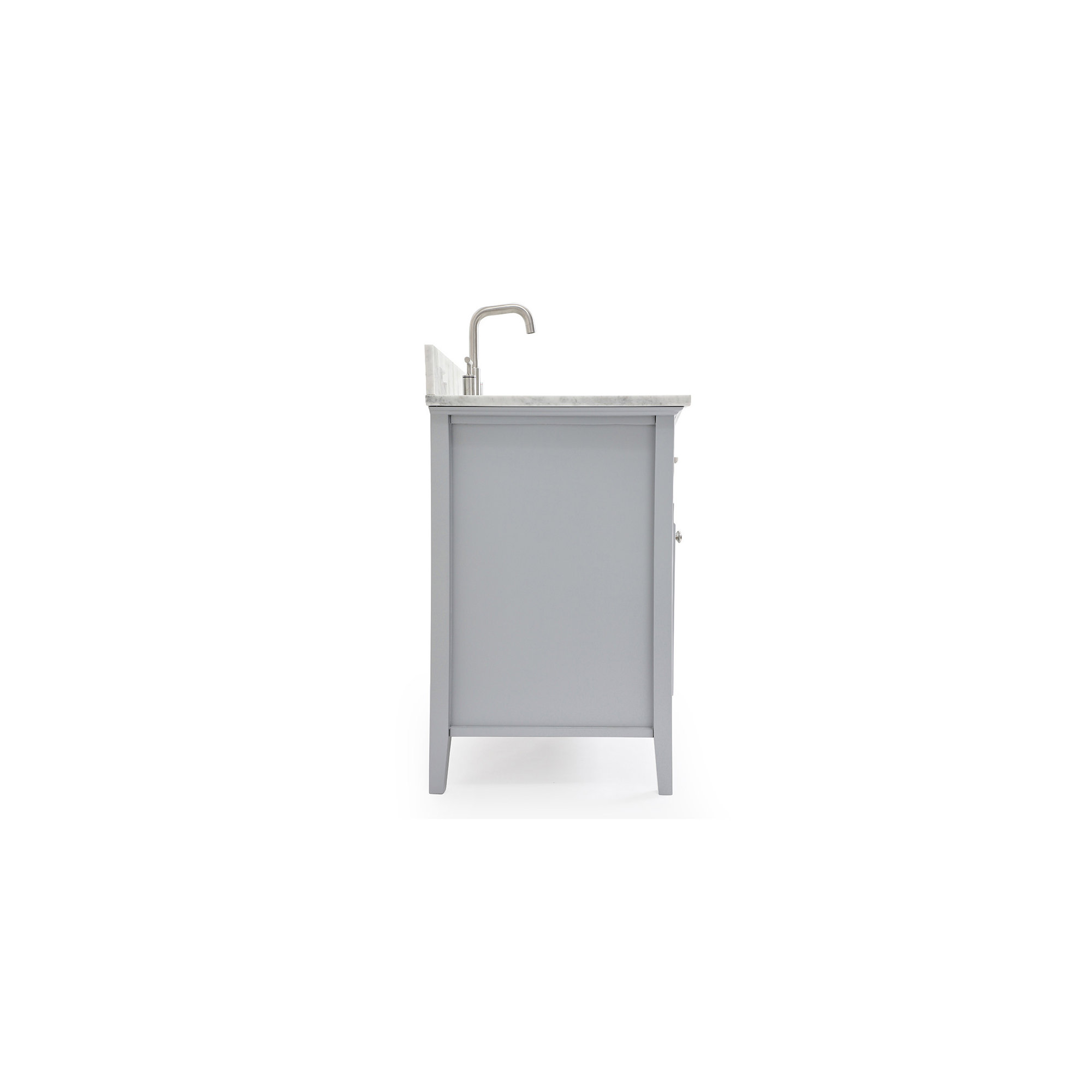 43'' Single Bathroom Vanity, Left, Gray