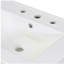 Ensemble de meuble-lavabo de 24 po avec lavabo en céramique, meuble-lavabo peu encombrant - l 24 po x P 18 po x H 34 po, 2 portes à fermeture douce