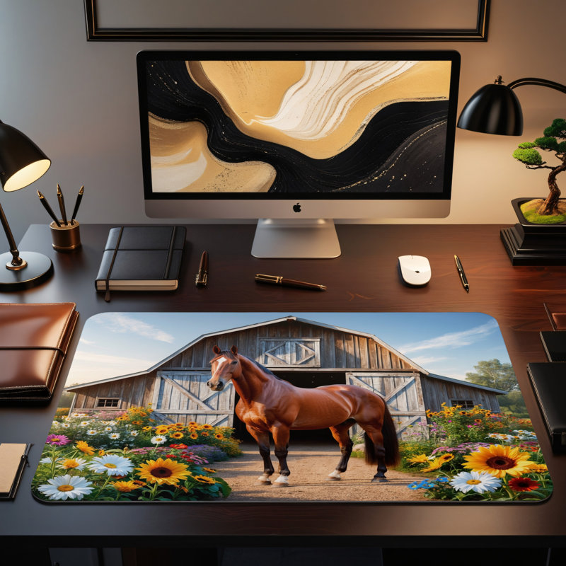 Polyester Desk Pad, 23.6x13.8