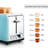Toaster 2 Slice, Retro Small Toaster With Bagel-86454169
