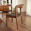 Ensemble de table de salle à manger 5 pièces, avec 4 chaises rembourrées-891969179